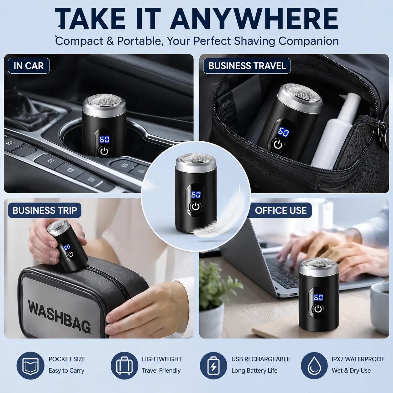【Father's Day gift】Mini Portable Electric Shaver