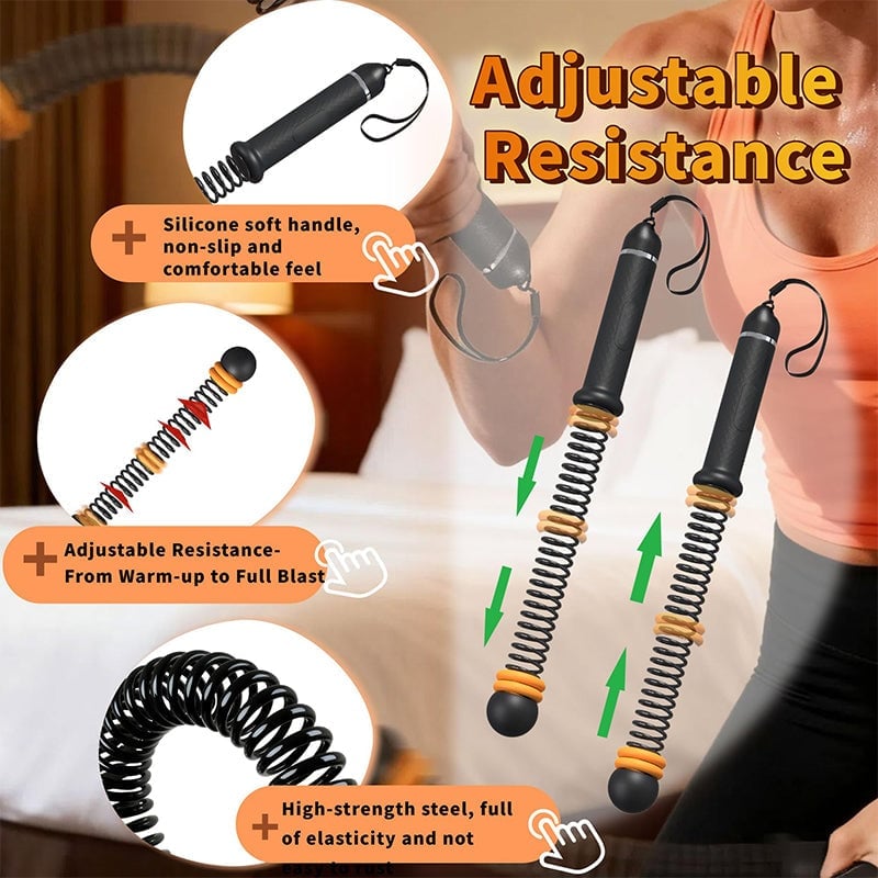 LAST PROMOTION: 60% OFF🔥 Adjustable Ropeless Battle Ropes Training