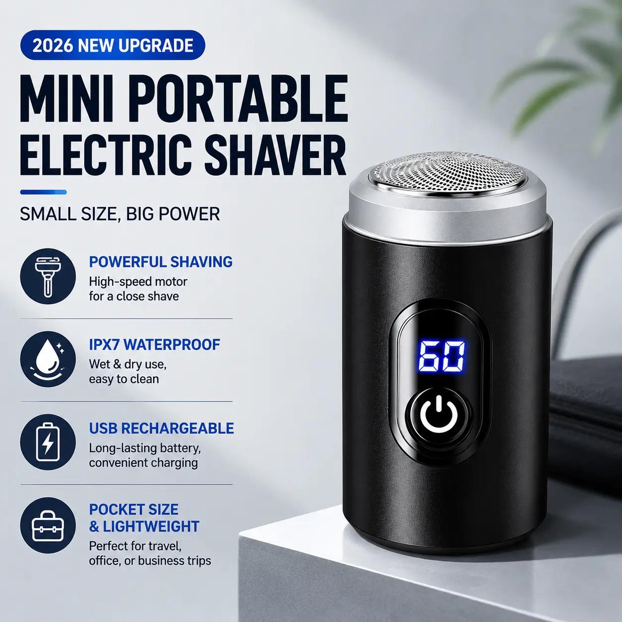【Father's Day gift】Mini Portable Electric Shaver