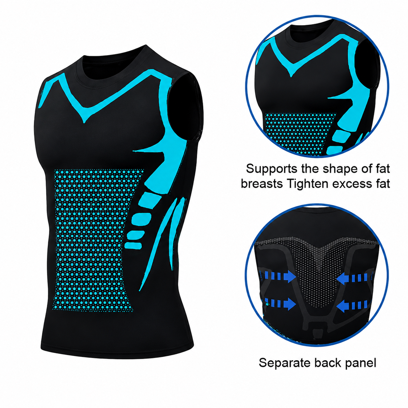 🔥 60% OFF TODAY 💪 Ionic Shaping Vest 🔥 Instantly Flattens Your Belly & Defines Your Chest