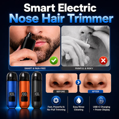 60% OFF TODAY ⏰ Smart Electric Nose Hair Trimmer ⚡