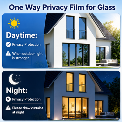 🌟SUMMER SALE 60% OFF🔥 Window Privacy Film One Way - UV Sun Blocking, Heat Control