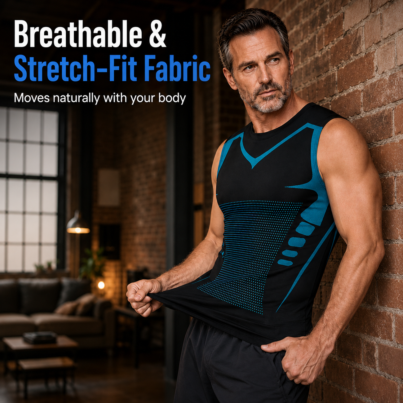 🔥 60% OFF TODAY 💪 Ionic Shaping Vest 🔥 Instantly Flattens Your Belly & Defines Your Chest