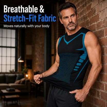 🔥 60% OFF TODAY 💪 Ionic Shaping Vest 🔥 Instantly Flattens Your Belly & Defines Your Chest