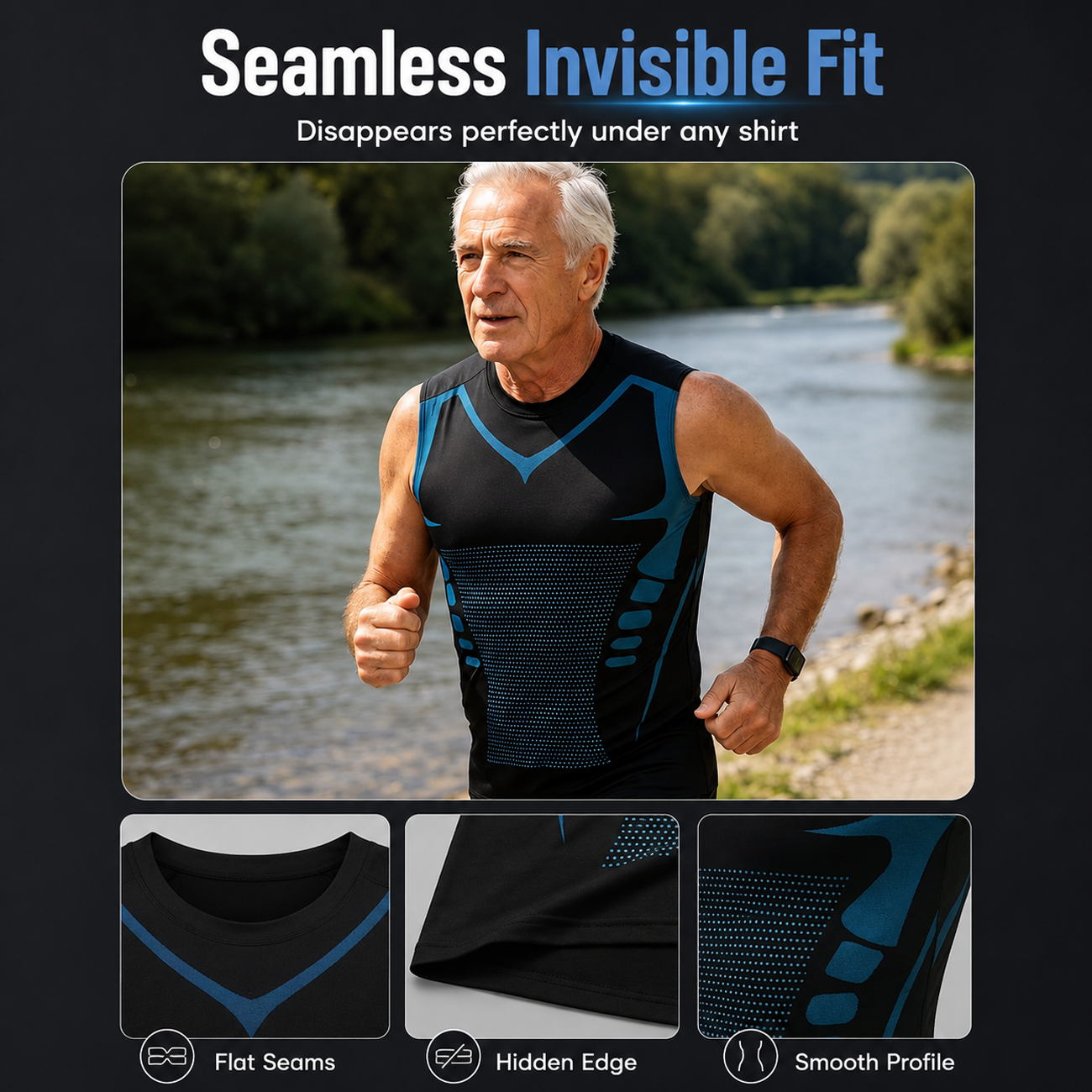 🔥 60% OFF TODAY 💪 Ionic Shaping Vest 🔥 Instantly Flattens Your Belly & Defines Your Chest