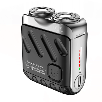 ⏰ 60% OFF + FREE GIFT 🔥 Men's Portable Mini Rotary Electric Shaver, 2026 Upgraded Rechargeable Wet/Dry Shaver