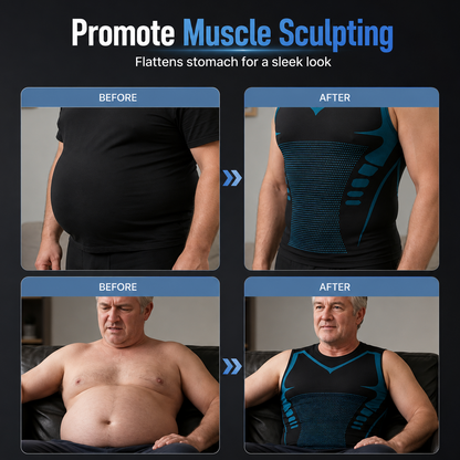 🔥 60% OFF TODAY 💪 Ionic Shaping Vest 🔥 Instantly Flattens Your Belly & Defines Your Chest