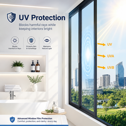 🌟SUMMER SALE 60% OFF🔥 Window Privacy Film One Way - UV Sun Blocking, Heat Control