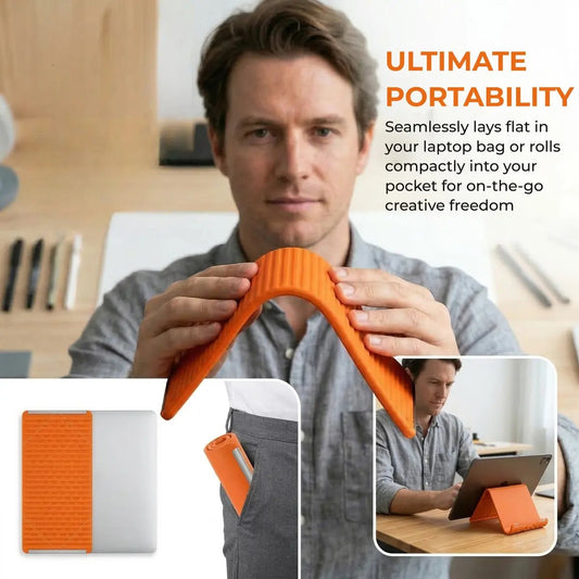 🔥LIMITED SALE 60% OFF!!⏰ Foldable Silicone Aluminum Holder - Secure, Ergonomic Device Mount for Everywhere