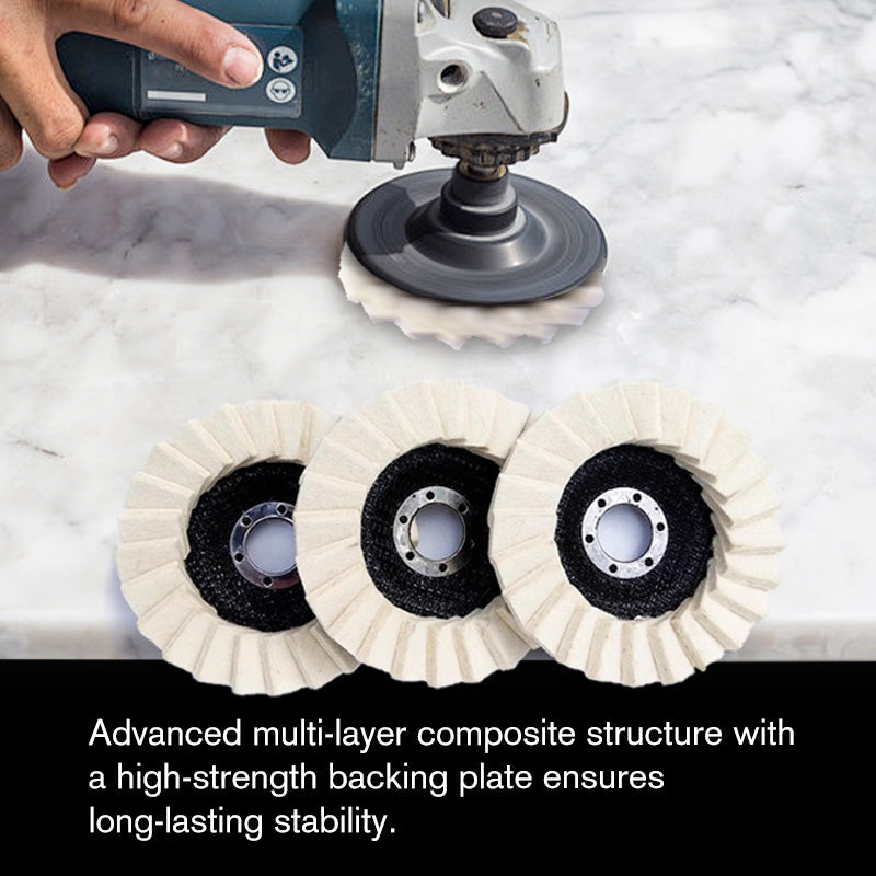 LAST DAY SALE 60% OFF✨ Wool Felt Flap Disc Polishing Wheel ✨ Polish Like a Pro