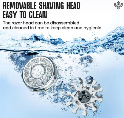 EXCLUSIVE 70% OFF + FREE GIFT 🔥 2026 UPGRADED Mini-Shave Portable Electric Shaver | 1M+ Sold Worldwide 🏆 9,900RPM Power | LED Battery Display | IPX7 Wet & Dry Use