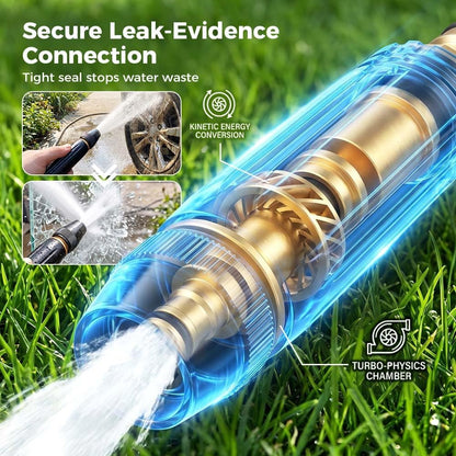 EXCLUSIVE DEAL 60% OFF⏳ Heavy Duty Adjustable Twist Hose Nozzle 🚀X10 Power Boost |8 Modes | Heavy-Duty Metal Body