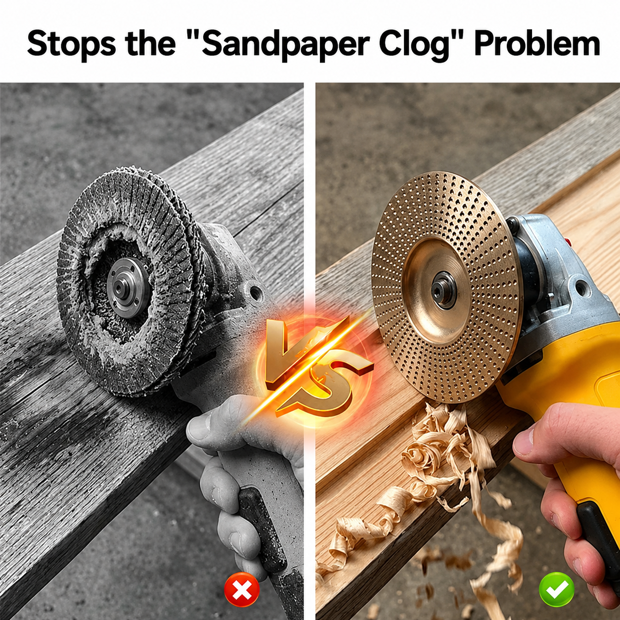 Angle Grinder Wood Shaping Disc
