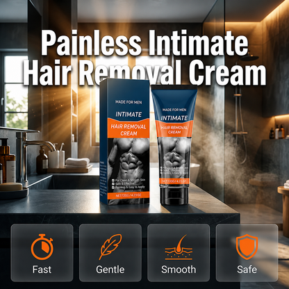 🔥 LAST DAY 60% OFF 🔥 Men's Intimate Hair Removal Cream 💪 Remove Hair Fast, Stay Smooth