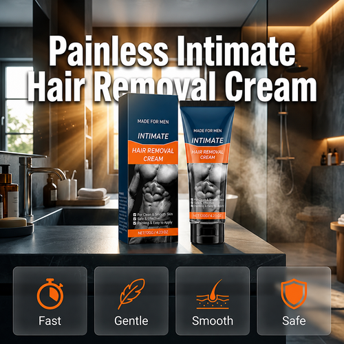 🔥 LAST DAY 60% OFF 🔥 Men's Intimate Hair Removal Cream 💪 Remove Hair Fast, Stay Smooth