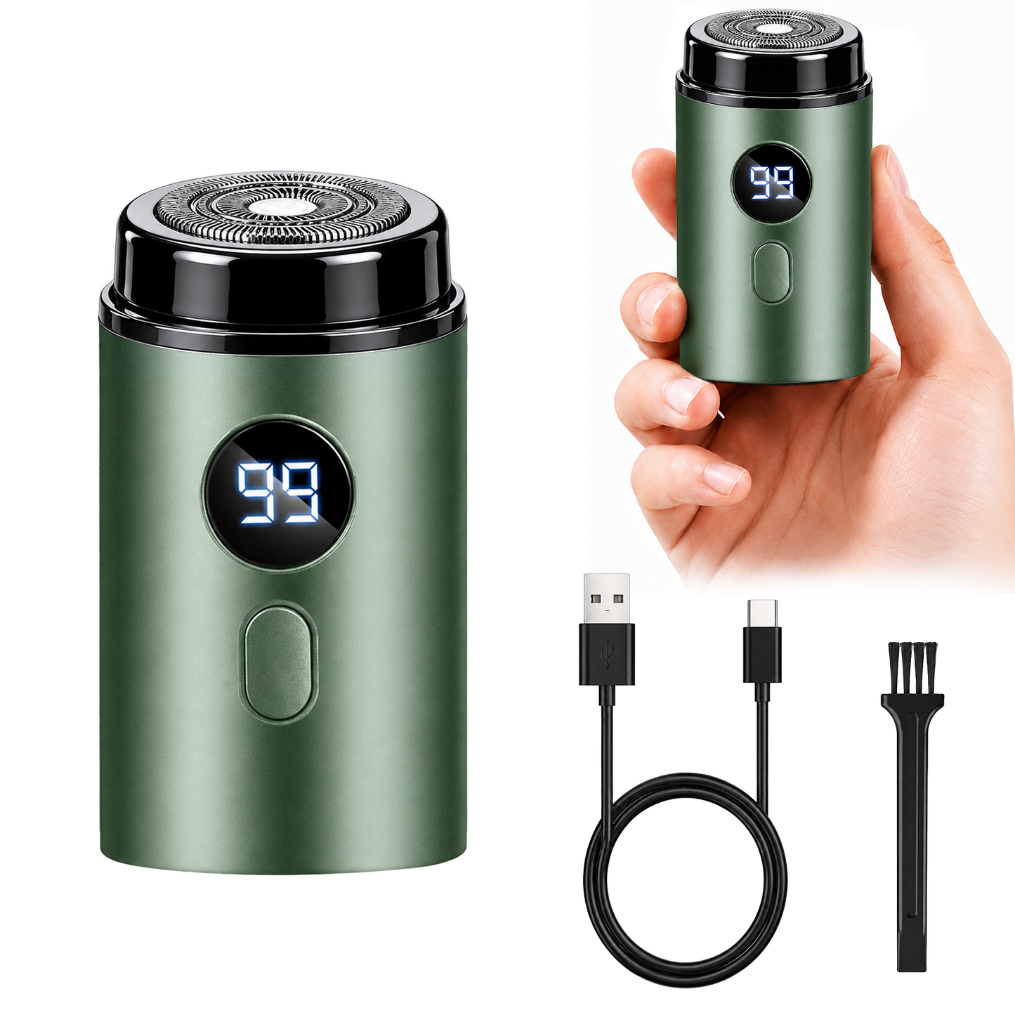 BEST DEAL 70% OFF + 🎁 BodyTrim™ Portable Men's Electric Shaver ⚡ Full-Body Grooming | 120-Min Runtime | Smart LED Display
