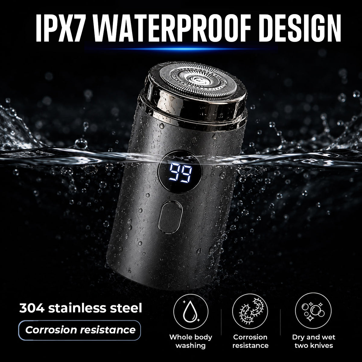 BodyTrim™ Portable Full-Body Electric Shaver
