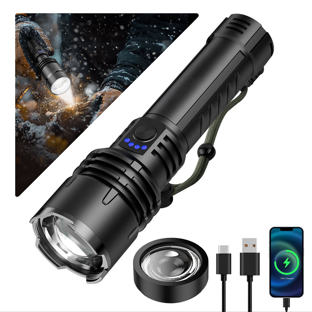 🔥Sale 60% OFF⏰ Super Bright Ultimate Tactical Flashlight 🔦 Military-Grade Toughness