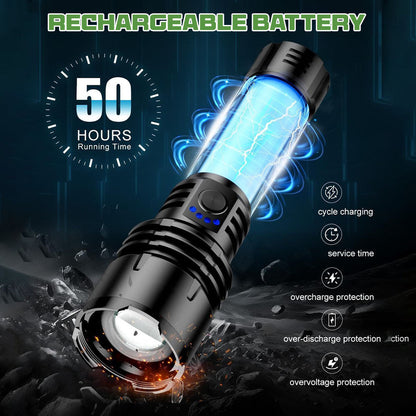 🔥Last Day Promotion 60% OFF ⏰ 🔦 Super Bright Ultimate Tactical Flashlight, Military-Grade Toughness