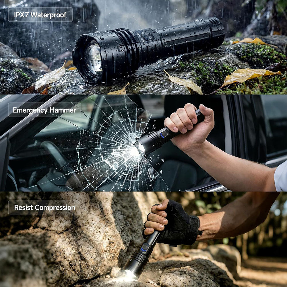 🔥Sale 60% OFF⏰ Super Bright Ultimate Tactical Flashlight 🔦 Military-Grade Toughness