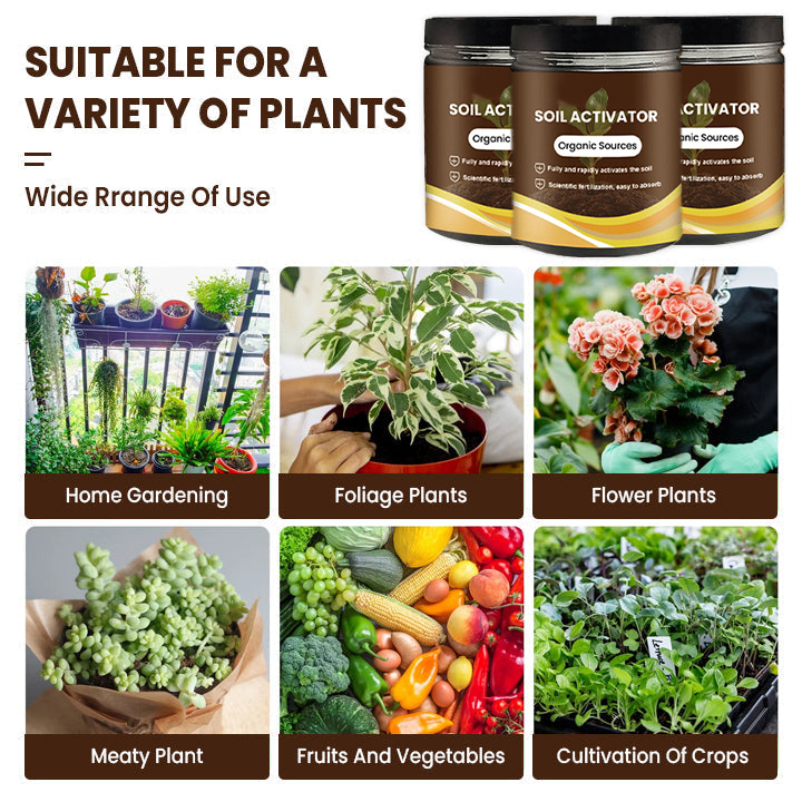 ⏰ Limited Time Deal 60% OFF🔥 Soil Pro Activator 🌱 Revive Your Soil, Boost Plant Growth Naturally