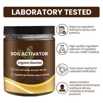 ⏰ Limited Time Deal 60% OFF🔥 Soil Pro Activator 🌱 Revive Your Soil, Boost Plant Growth Naturally