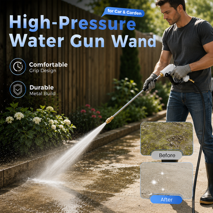Seasonal Cleaning Event: 60% OFF 🔥High-Pressure Water Gun Wand 💦 Industrial-Grade Cleaning Power
