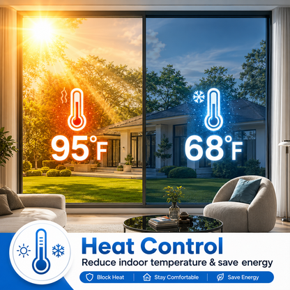 🌟SUMMER SALE 60% OFF🔥 Window Privacy Film One Way - UV Sun Blocking, Heat Control