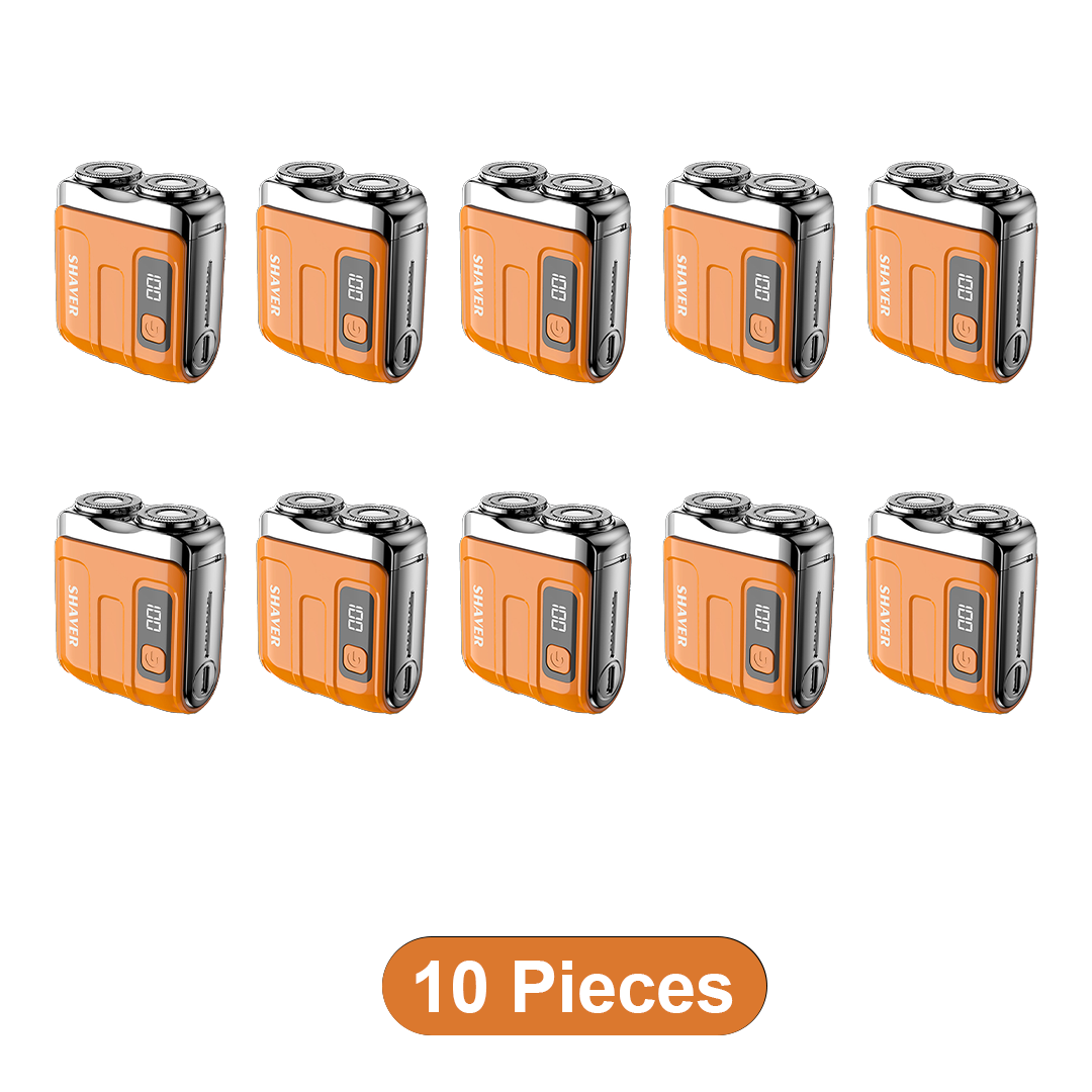 ⏰ FLASH DEAL 70% OFF + 🎁 2026 Version Portable Full Body Electric Shaver | 2M+ SOLD 🏆 | 9,900RPM Motor | 15-Blade Turbo Whirl System | Smart LED Display | IPX7 Wet/Dry