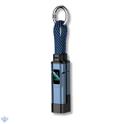 4-in-1 Digital Display Keychain Charging Cable