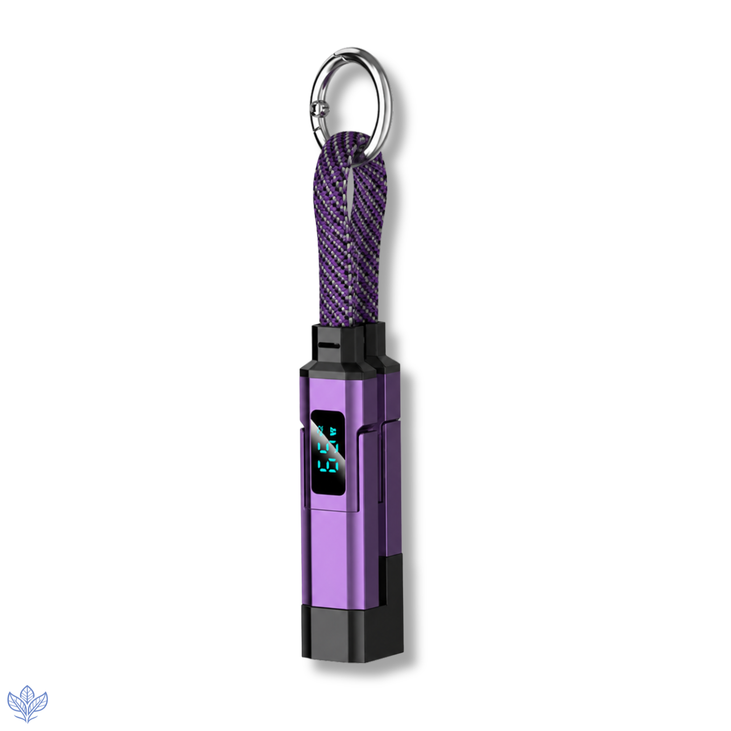4-in-1 Digital Display Keychain Charging Cable