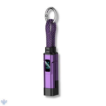 4-in-1 Digital Display Keychain Charging Cable