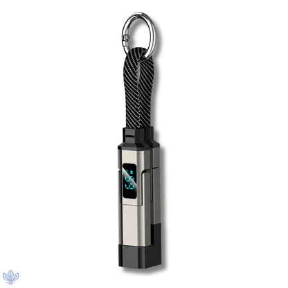 4-in-1 Digital Display Keychain Charging Cable