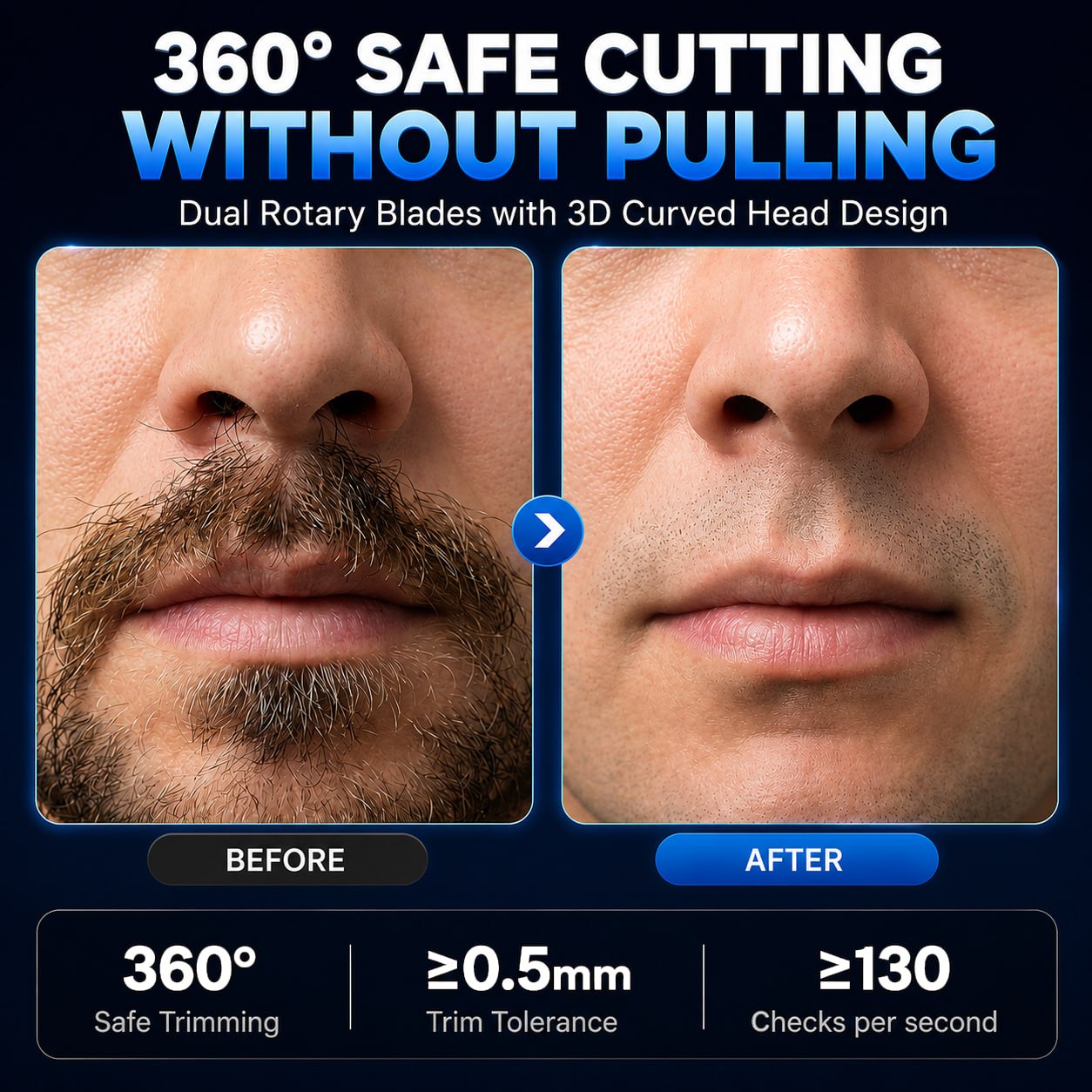 60% OFF TODAY ⏰ Smart Electric Nose Hair Trimmer ⚡