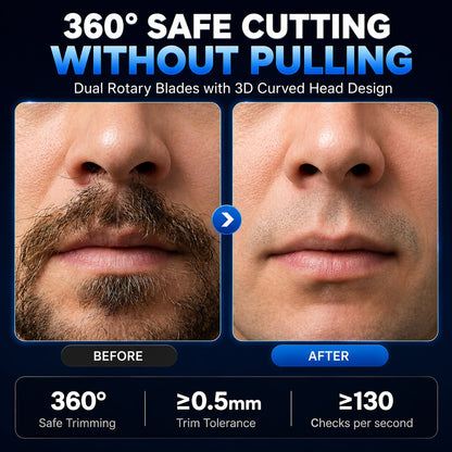 60% OFF TODAY ⏰ Smart Electric Nose Hair Trimmer ⚡