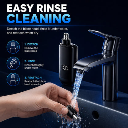60% OFF TODAY ⏰ Smart Electric Nose Hair Trimmer ⚡