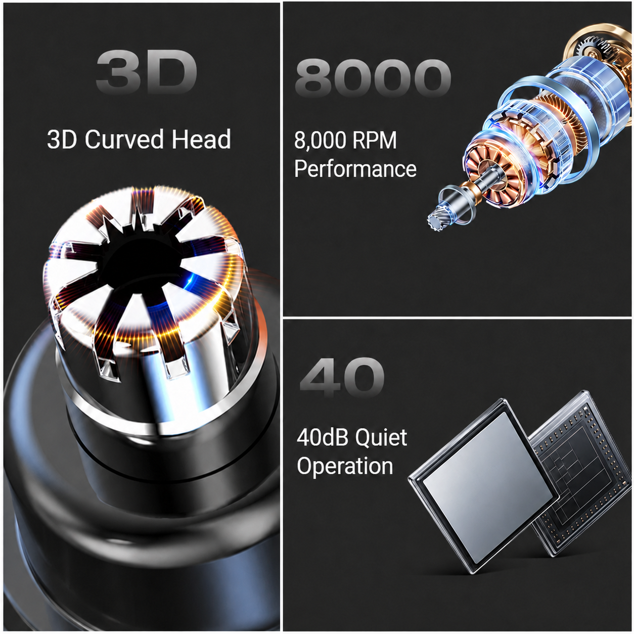 60% OFF TODAY ⏰ Smart Electric Nose Hair Trimmer ⚡Painless Grooming, USB-C Rechargeable & Waterproof Design