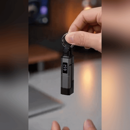 4-in-1 Digital Display Keychain Charging Cable