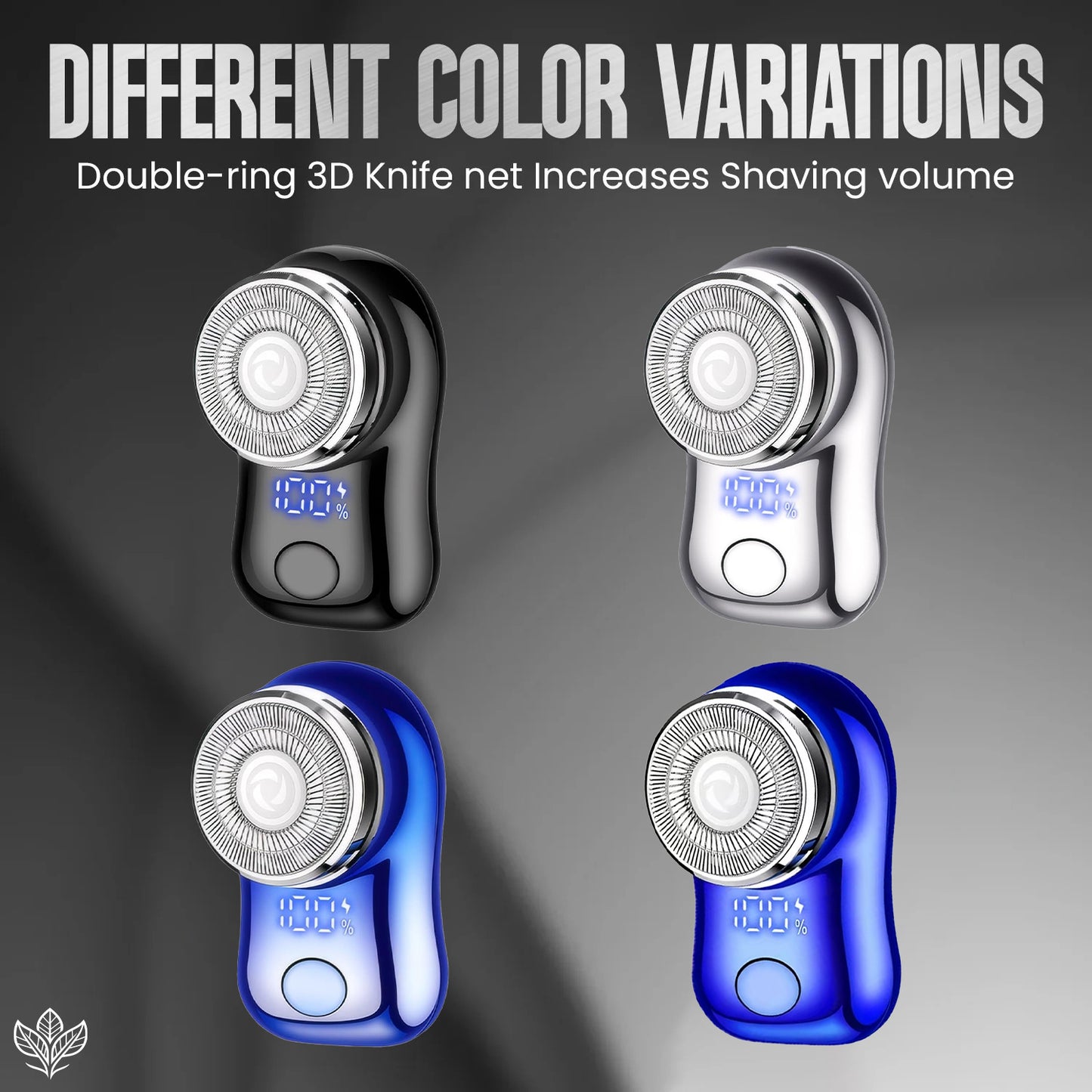 EXCLUSIVE 70% OFF + FREE GIFT 🔥 2026 UPGRADED Mini-Shave Portable Electric Shaver | 1M+ Sold Worldwide 🏆 9,900RPM Power | LED Battery Display | IPX7 Wet & Dry Use