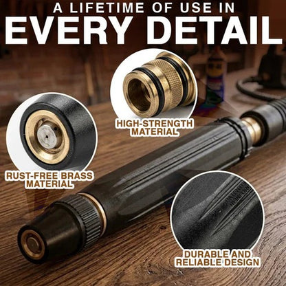 🔥SUMMER SALE: 70% OFF🔥Heavy Duty Adjustable Twist Hose Nozzle Jet Sweeper Nozzle