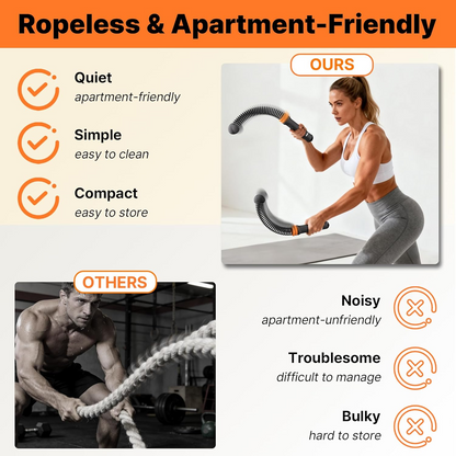 LAST DAY SALE: 60% OFF🔥 Adjustable Ropeless Battle Ropes Training