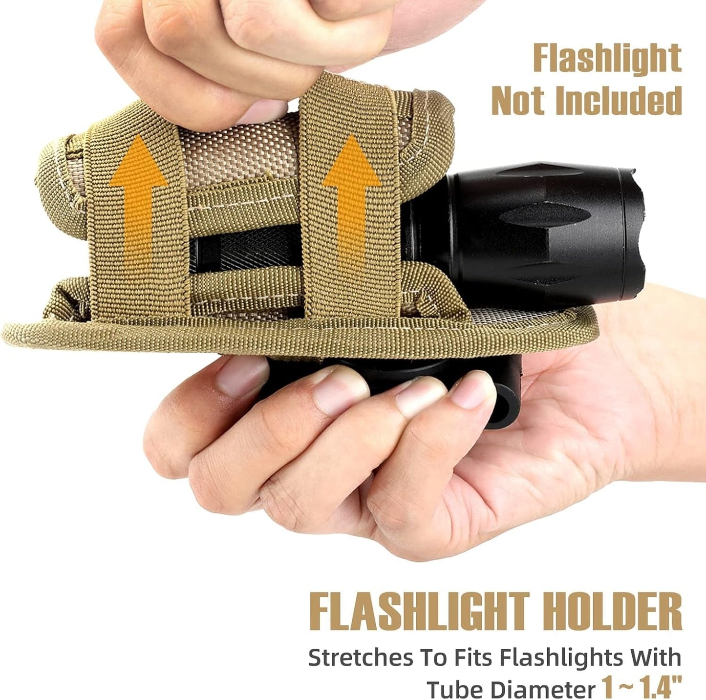 Tactical Flashlight Pouch Holster US