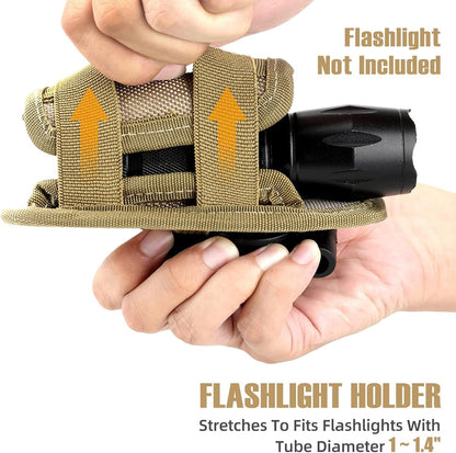 Tactical Flashlight Pouch Holster US