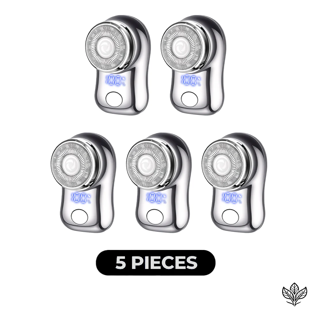 EXCLUSIVE 70% OFF + FREE GIFT 🔥 2026 UPGRADED Mini-Shave Portable Electric Shaver | 1M+ Sold Worldwide 🏆 9,900RPM Power | LED Battery Display | IPX7 Wet & Dry Use