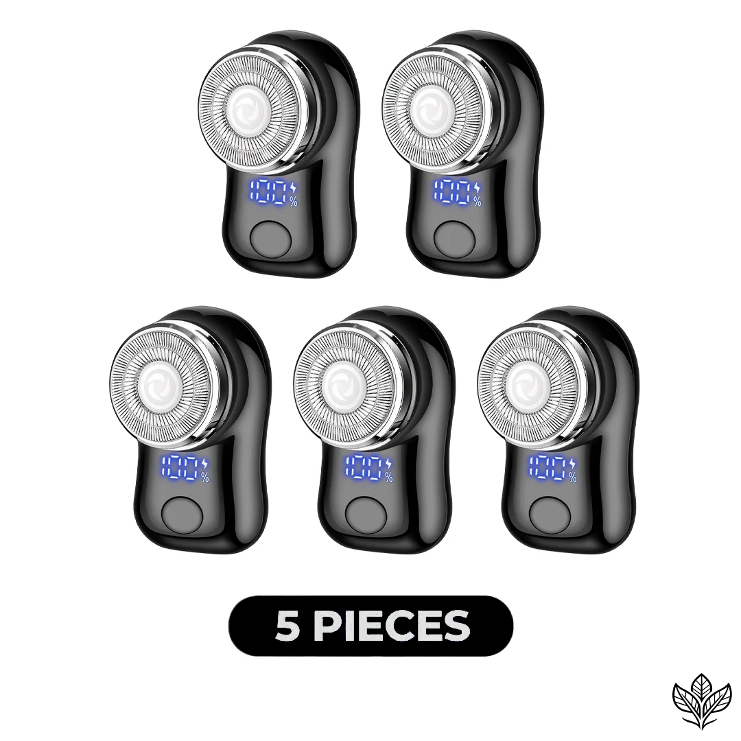 EXCLUSIVE 70% OFF + FREE GIFT 🔥 2026 UPGRADED Mini-Shave Portable Electric Shaver | 1M+ Sold Worldwide 🏆 9,900RPM Power | LED Battery Display | IPX7 Wet & Dry Use