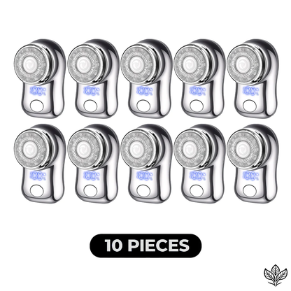 EXCLUSIVE 70% OFF + FREE GIFT 🔥 2026 UPGRADED Mini-Shave Portable Electric Shaver | 1M+ Sold Worldwide 🏆 9,900RPM Power | LED Battery Display | IPX7 Wet & Dry Use