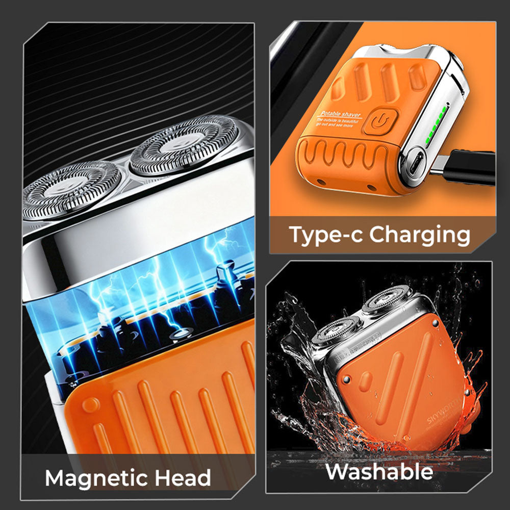 Men's Portable Mini Rotary Electric Shaver US