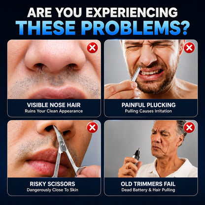 60% OFF TODAY ⏰ Smart Electric Nose Hair Trimmer ⚡