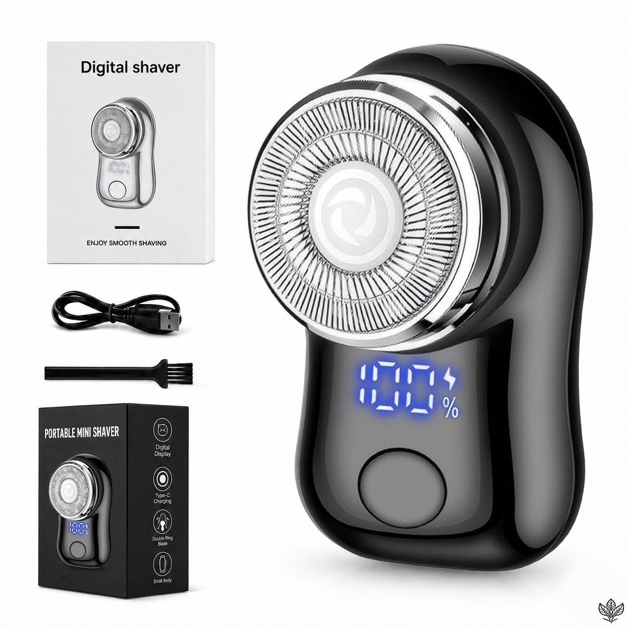 EXCLUSIVE 70% OFF + 🎁🪒 2026 VERSION Mini-Shave Portable Electric Shaver | 3M+ Sold Worldwide🏆9,900RPM Power | 120-Min Runtime | IPX7 Wet & Dry Use
