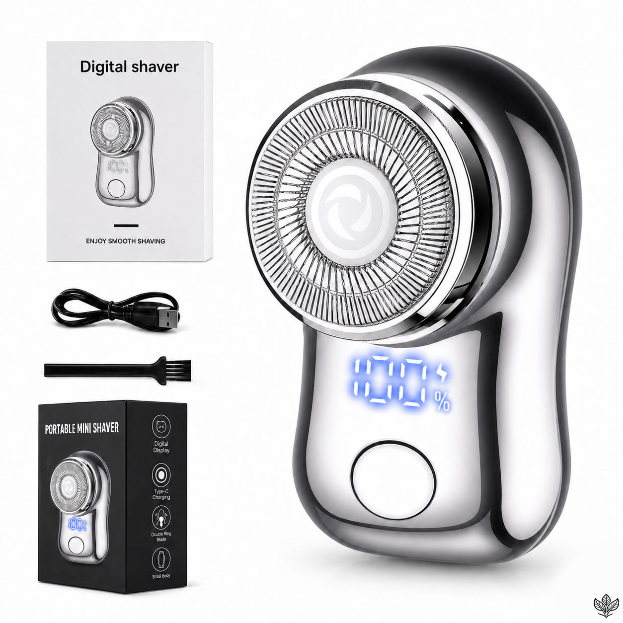 EXCLUSIVE 70% OFF + 🎁🪒 2026 VERSION Mini-Shave Portable Electric Shaver | 3M+ Sold Worldwide🏆9,900RPM Power | 120-Min Runtime | IPX7 Wet & Dry Use